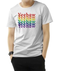 Yeehaw Rainbow Gift T-Shirt