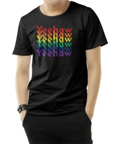 Yeehaw Rainbow Gift T-Shirt