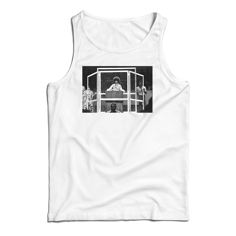 Angela Davis Speaking At Madison Square Garden Tank Top