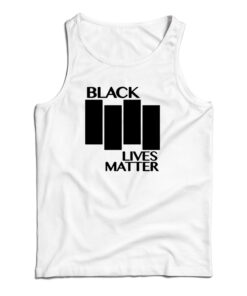 Black Lives Matter Black Flag Parody Tank Top