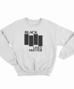Black Lives Matter Black Flag Parody Sweatshirt
