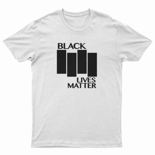 Black Lives Matter Black Flag Parody T-Shirt