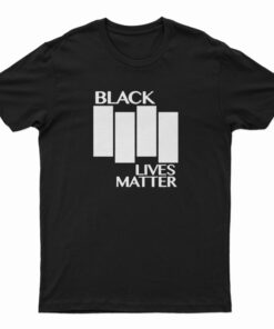 Black Lives Matter Black Flag Parody T-Shirt