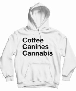 Coffee Canines Cannabis Hoodie