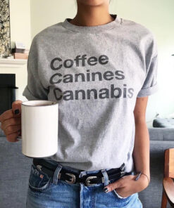 Coffee Canines Cannabis T-Shirt