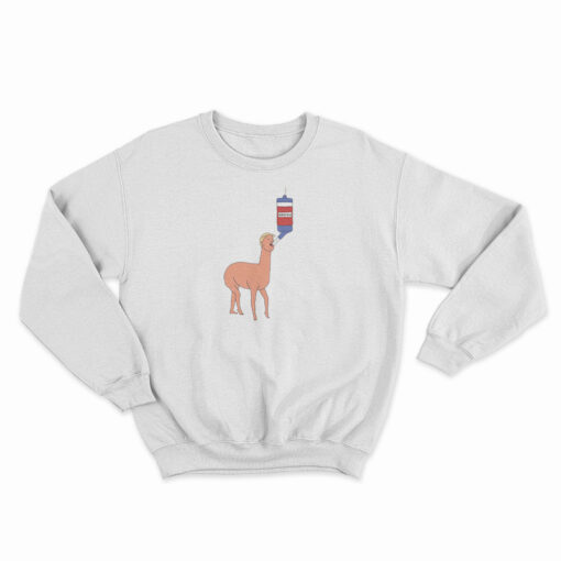 Giraffe Trump Anti Trump Parody Sweatshirt
