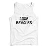 I Love Beagles Tank Top