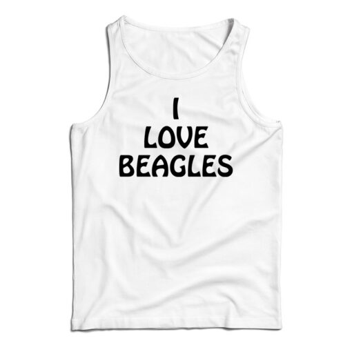 I Love Beagles Tank Top