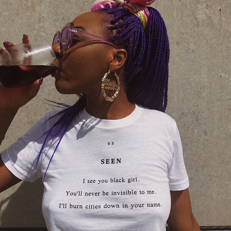 Seen I See You Black Girl T-Shirt