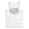 If I Can Punch You In The Throat Tank Top