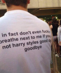 In Fact Don't Even Breathe Back T-Shirt