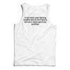 In Fact Don't Even Breathe Back Tank Top