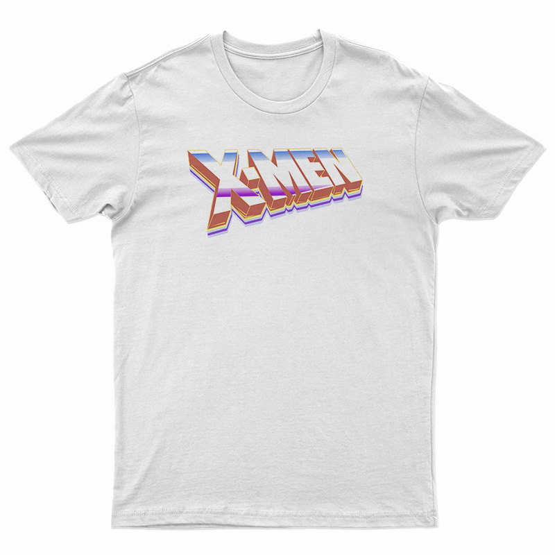 Logo X-Men Marvel Retro Gaming T-Shirt