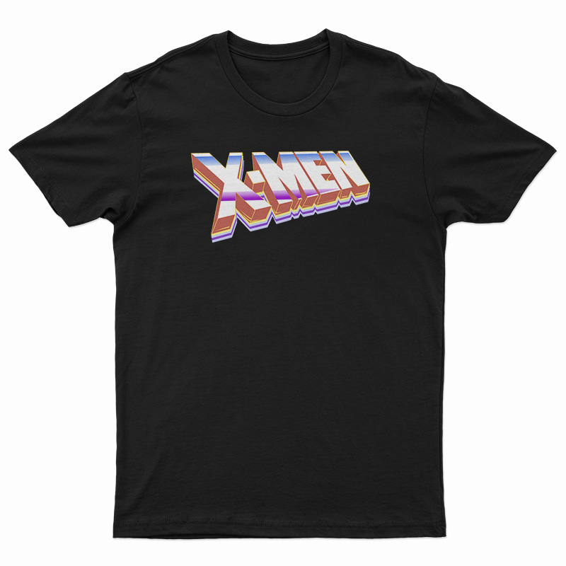Logo X-Men Marvel Retro Gaming T-Shirt