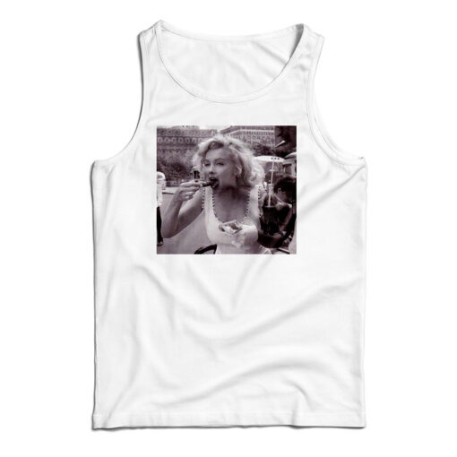 Marilyn Monroe Eating The Glick With No Protection Tank Top