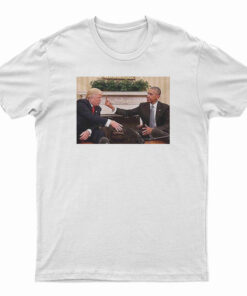 Obama Giving Donald Trump The Finger T-Shirt