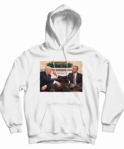 Obama Giving Donald Trump The Finger Hoodie