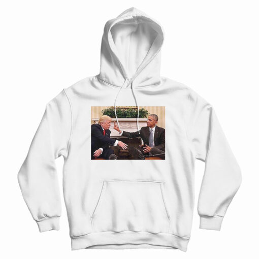 Obama Giving Donald Trump The Finger Hoodie