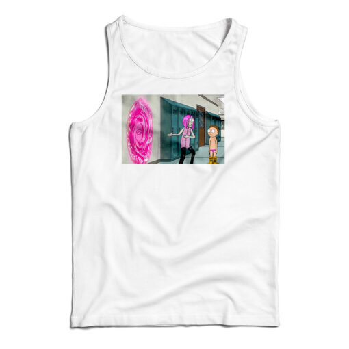 Out Rick And Morty Lady Gaga Parody Tank Top