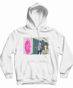 Out Rick And Morty Lady Gaga Parody Hoodie