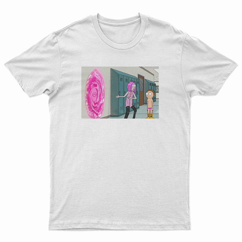 Out Rick And Morty Lady Gaga Parody T-Shirt