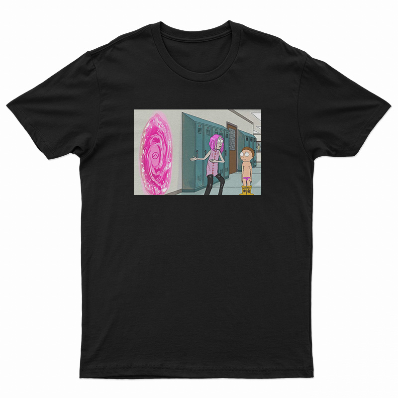 Out Rick And Morty Lady Gaga Parody T-Shirt