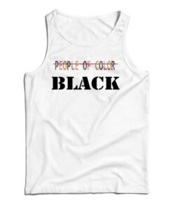 People Of Color Black Tank Top