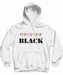 People Of Color Black Hoodie