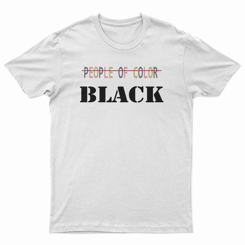 People Of Color Black T-Shirt