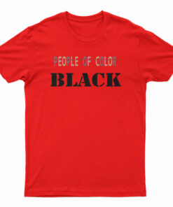 People Of Color Black T-Shirt