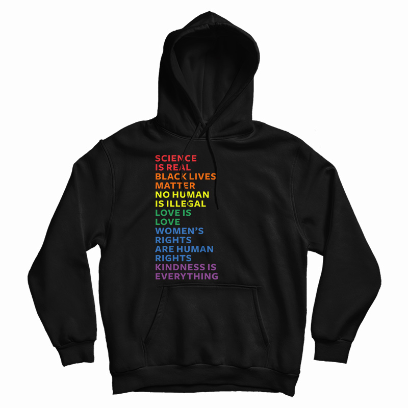 Science Is Real Black Lives Matter Hoodie