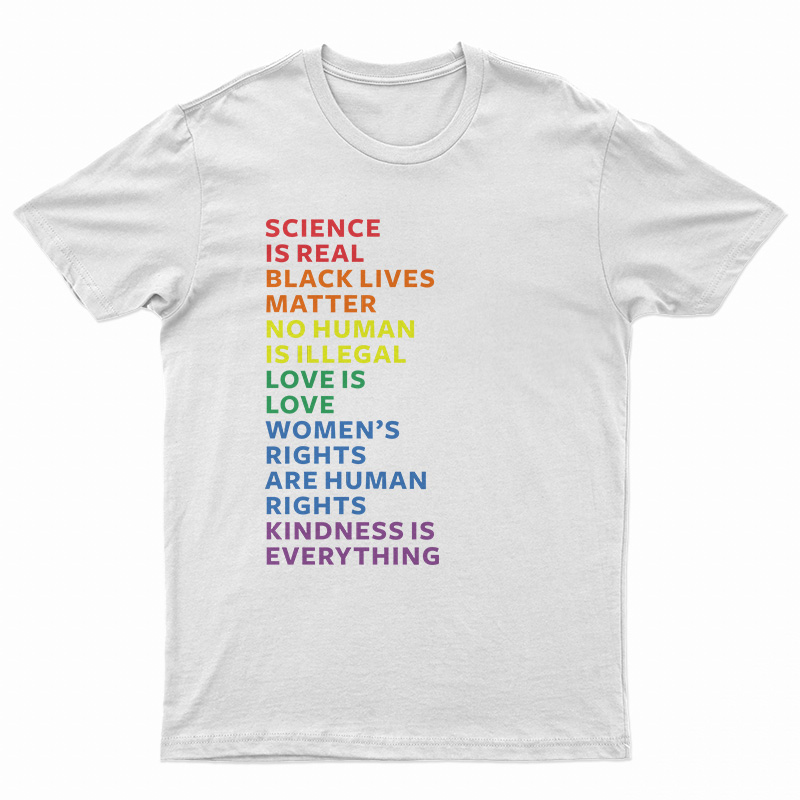 Science Is Real Black Lives Matter T-shirt