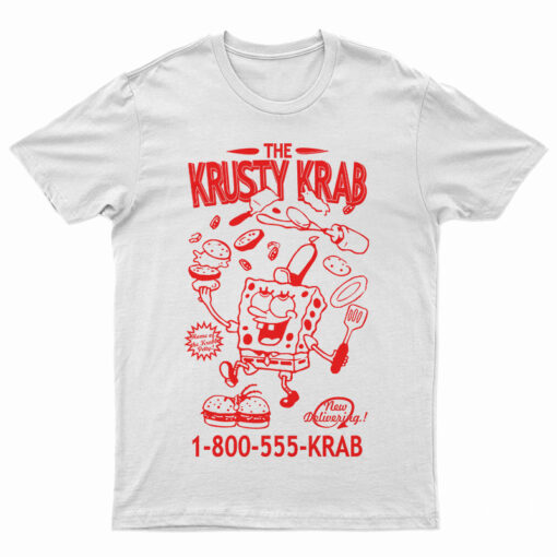The Krusty Krab Now Delivering T-Shirt
