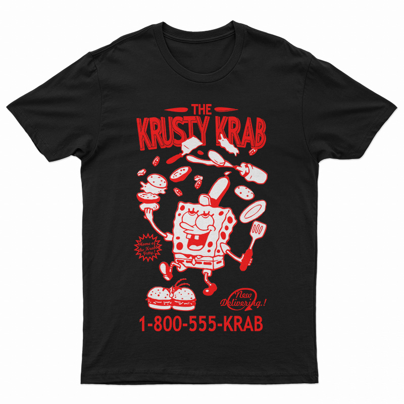 The Krusty Krab Now Delivering T-Shirt