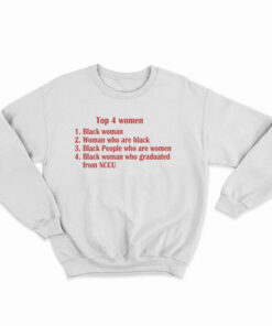 Official Top 4 Women Sweatshirt