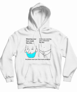 Wearing Your Face Mask Like Hoodie