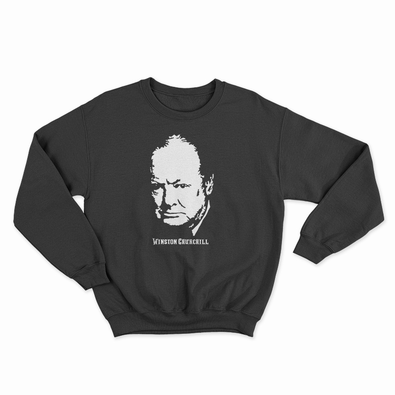 Winston Churchill Portrait Sweatshirt