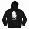Winston Churchill Portrait Hoodie