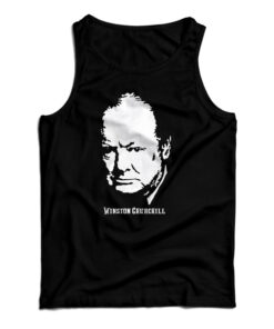 Winston Churchill Portrait Tank Top