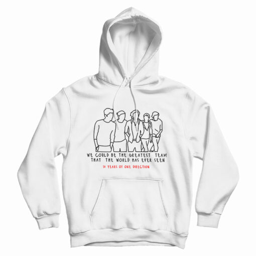 10 Years Of One Direction Hoodie