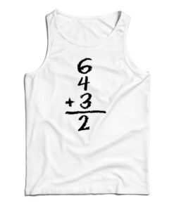 6 4 3 2 Baseball Tank Top