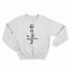 6 4 3 2 Baseball Sweatshirt