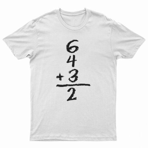 6 4 3 2 Baseball T-Shirt