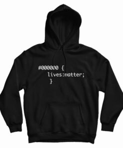 Black Lives Matter 000000 Hoodie