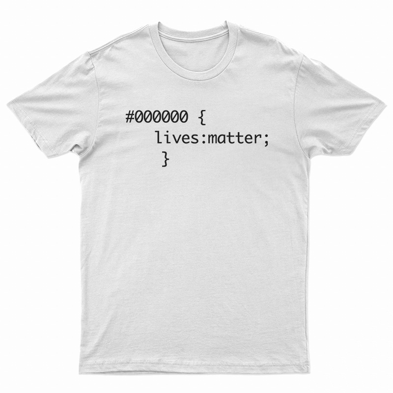 Black Lives Matter 000000 T-Shirt
