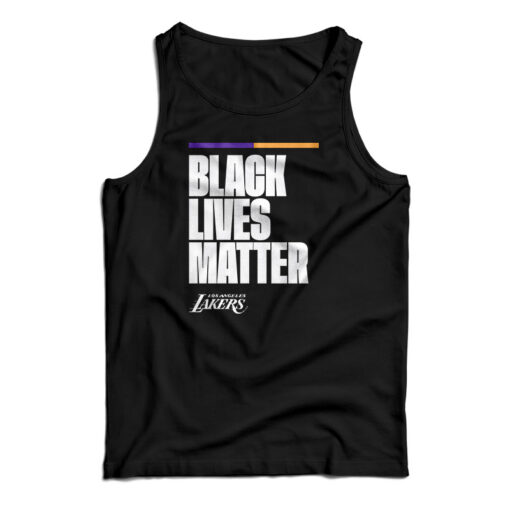 Black Lives Matter Lakers Tank Top