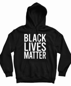 Black Lives Matter Slogan Hoodie