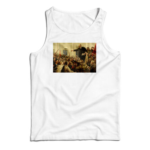 Famous Russian Revolution Painting Tank Top