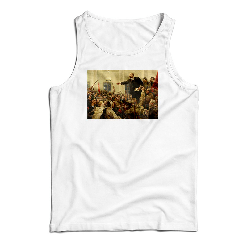 Famous Russian Revolution Painting Tank Top