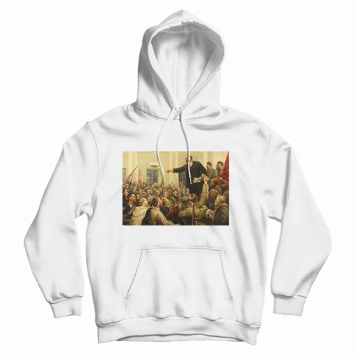 Famous Russian Revolution Painting Hoodie